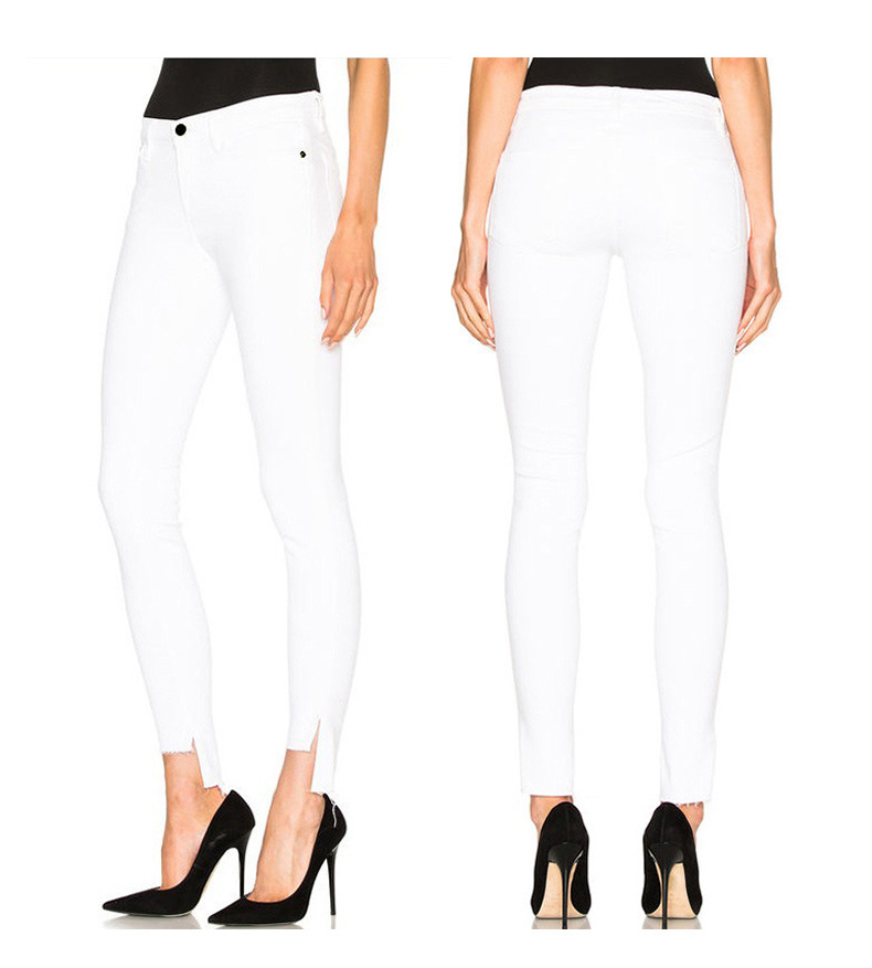 Womens Ella Twill High-Rise Ankle Jeans  |  Pants & Crops Clothing Pants & Crops